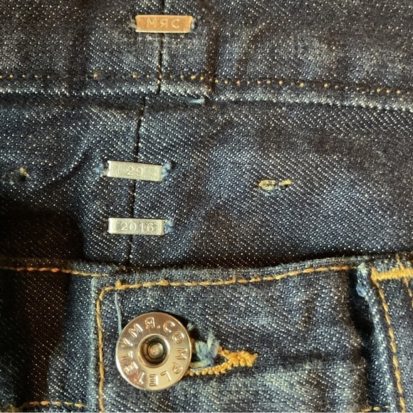 Mr. Completely Skinny Medium Wash Zipper Selvedge Denim Jeans Size 29 - Picture 8 of 15